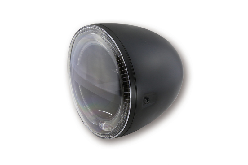 HIGHSIDER pro 5 3/4 inch koplamp Cirkel LED zwart E-goedgekeurd (1pc)
