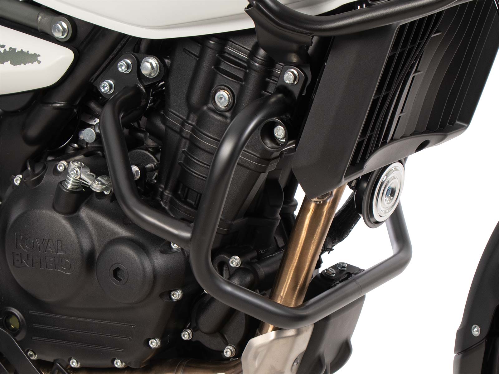 Motorbeschermer zwart voor Royal Enfield Himalayan 450 (24-) Hepco & Becker