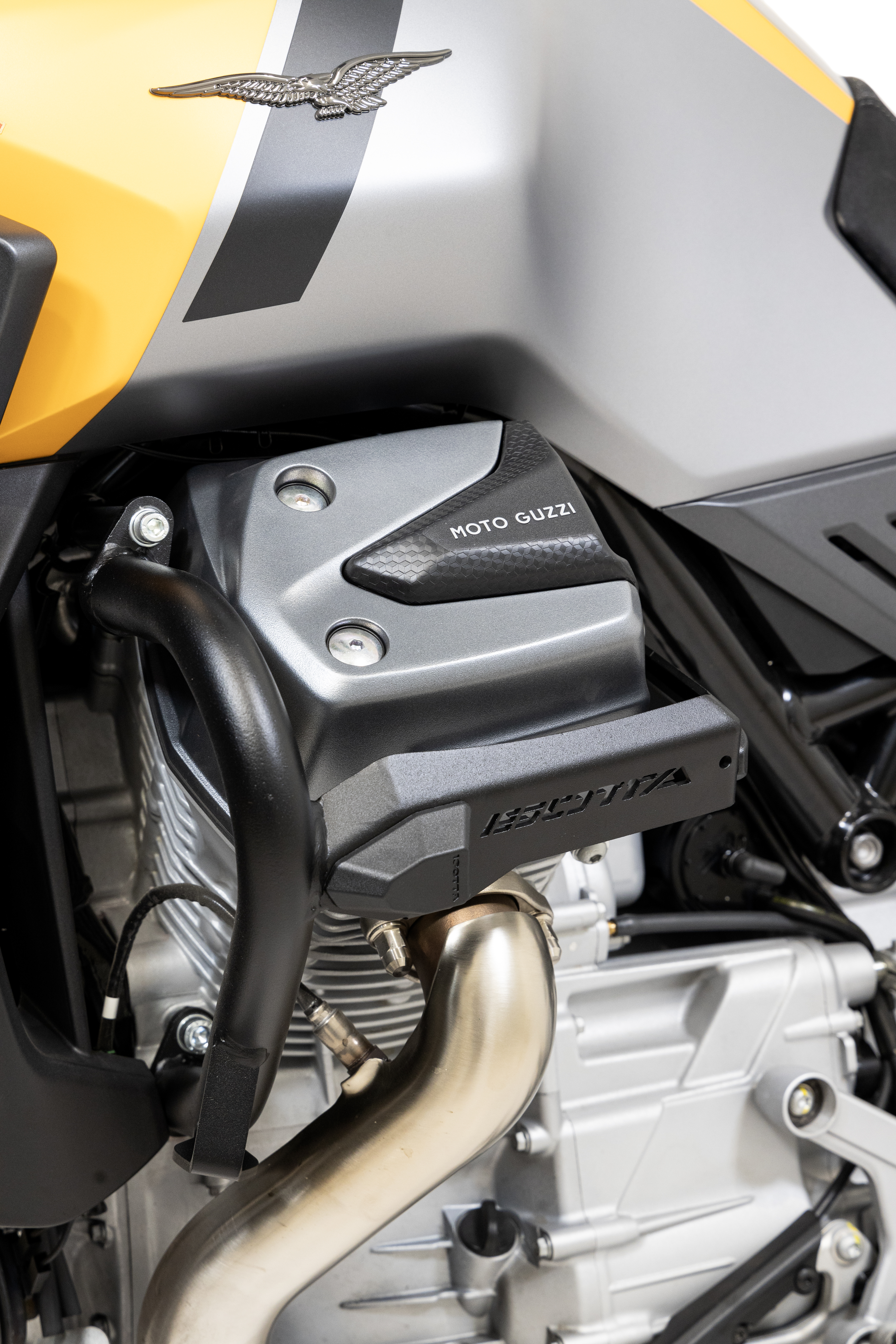 Crashbar zwart voor Moto Guzzi Stelvio 1000 (24-) /V100 Mandello S (23-)