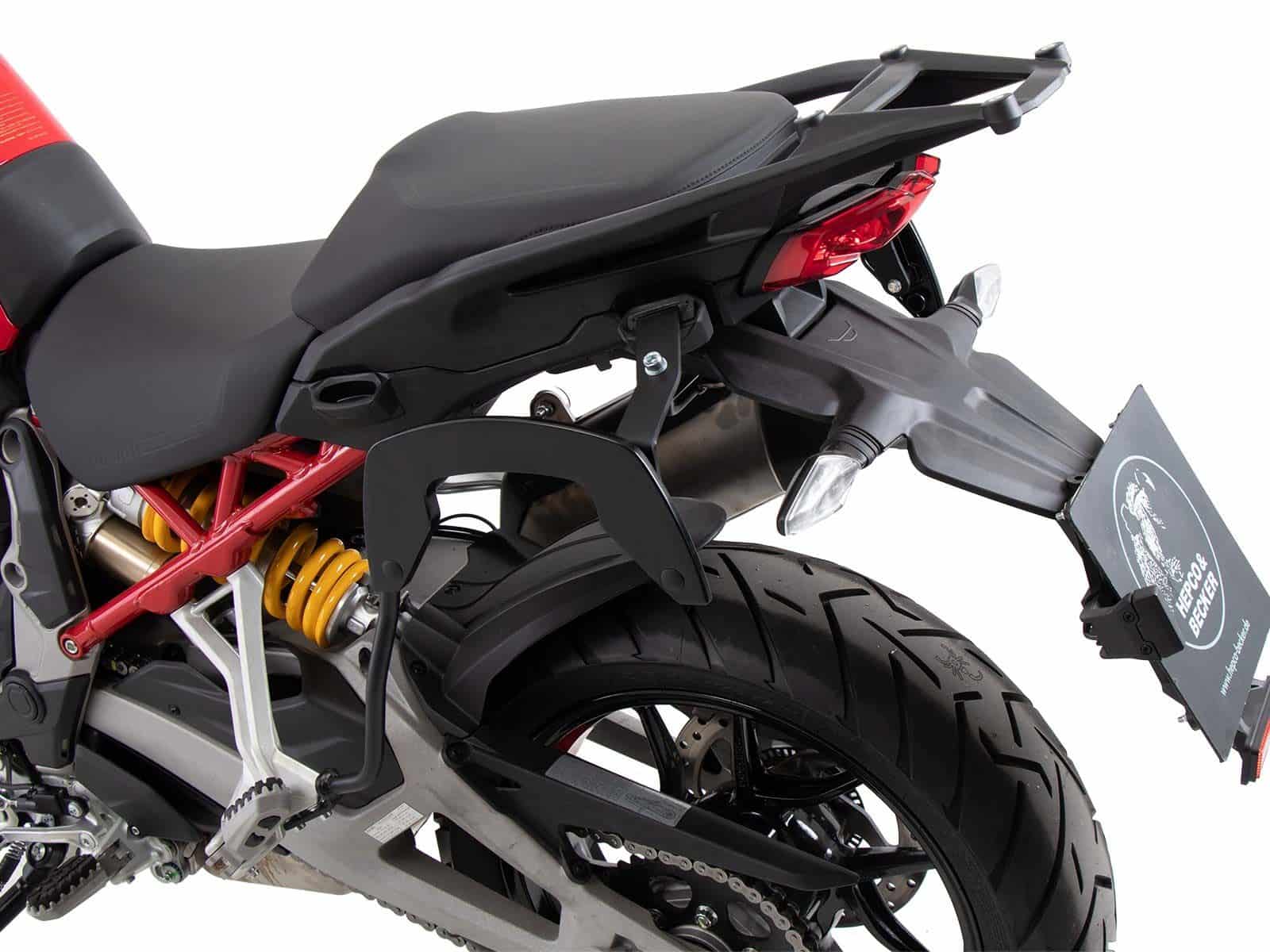 C-Bow zijdrager zwart voor Ducati Multistrada V4/S/S Sport/Pikes Peak (21-24) /Rally (23-24)