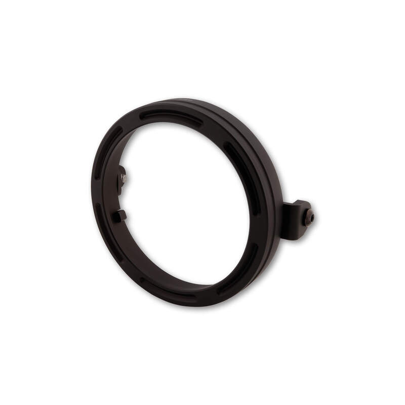 HIGHSIDER pro 7 inch lamphouderring Frame-R1 Zwart CNC, zijmontage