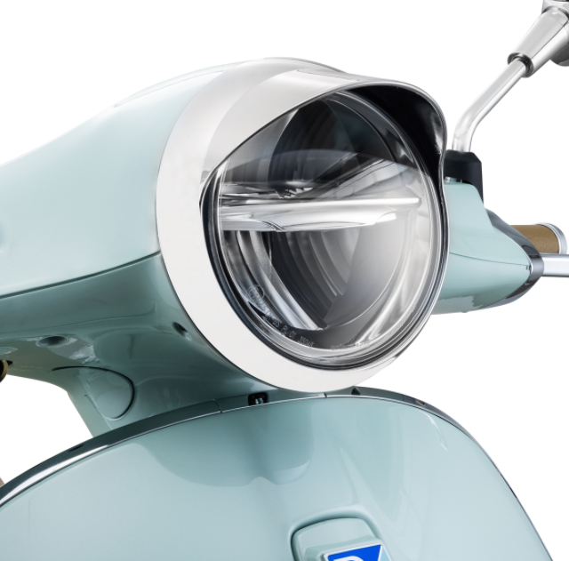 Lamp ring voor Vespa Primavera 50-125ccm 2T/4T, chroom