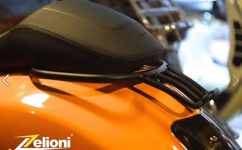 Bagagerek achteraan voor Vespa GTS/GTS Super/GTV/GT 60/GT L 125-300cc 4T LC, zwart