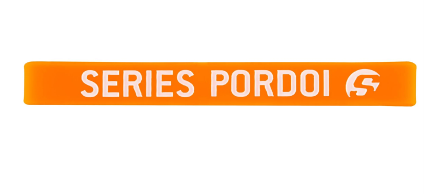 SERIES PORDOI" elastiek voor spatbordnippel, oranje