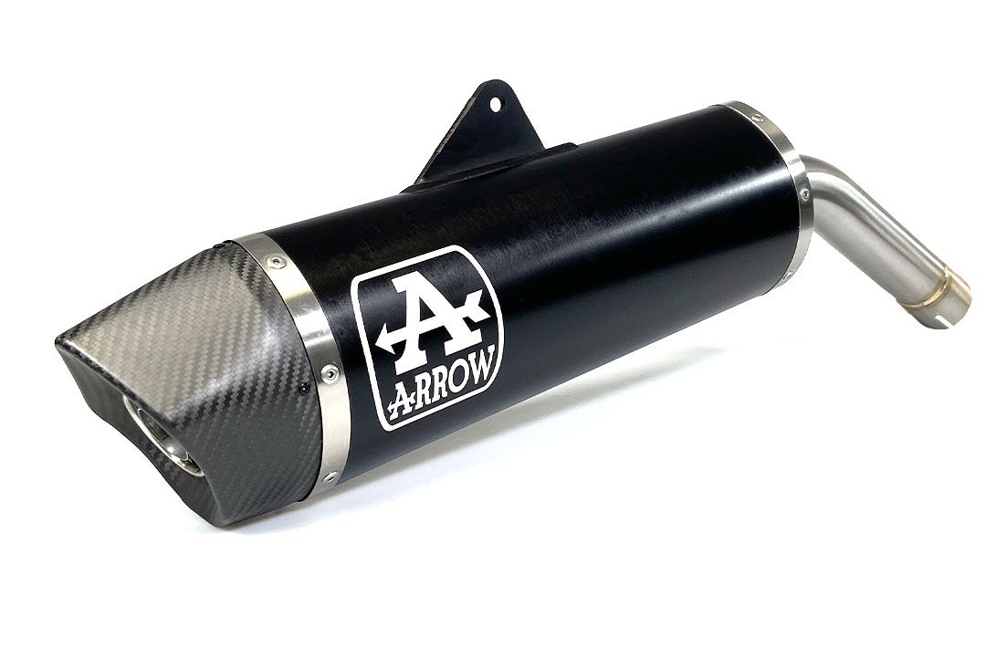 ARROW MAXI RACE TECH uitlaat voor BMW F850GS 2018-, aluminium, zwart