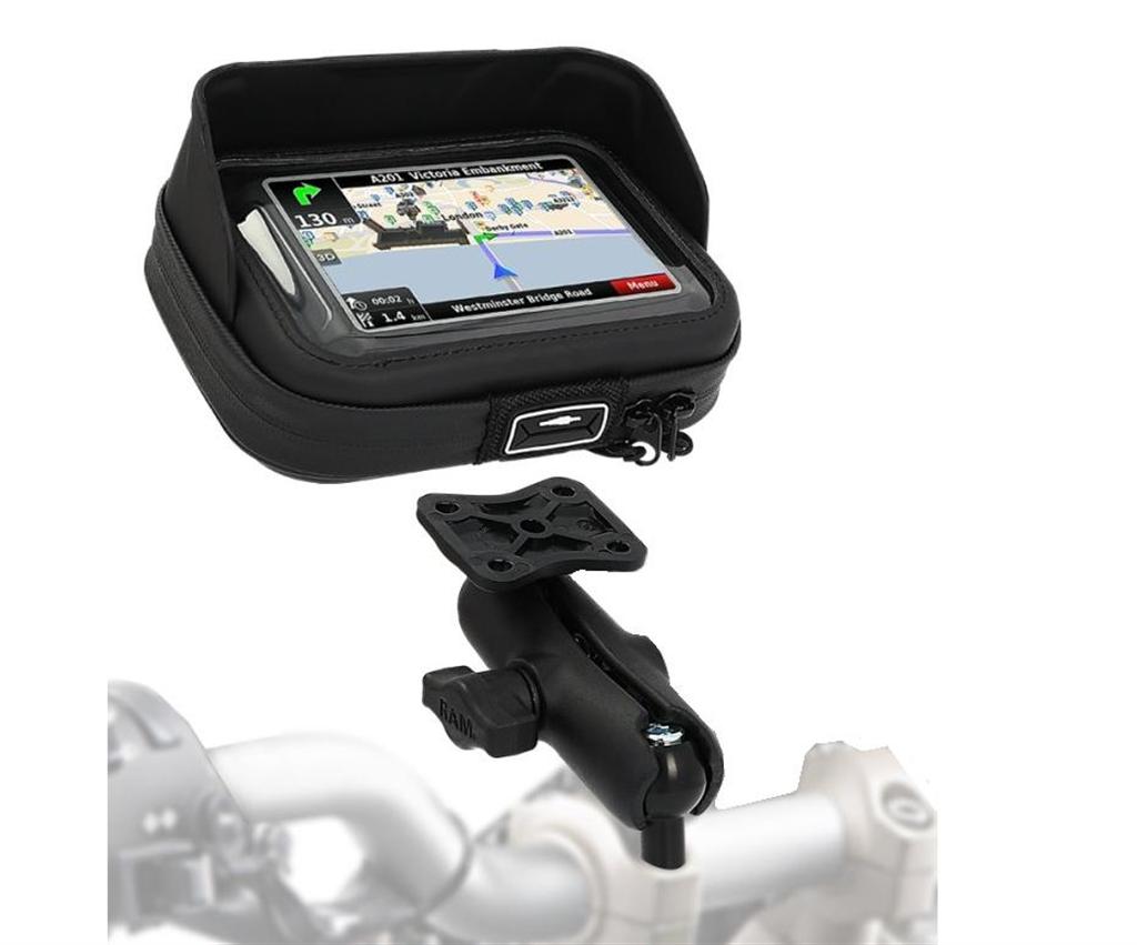 Houder voor navigatiesysteem (houder + tas)