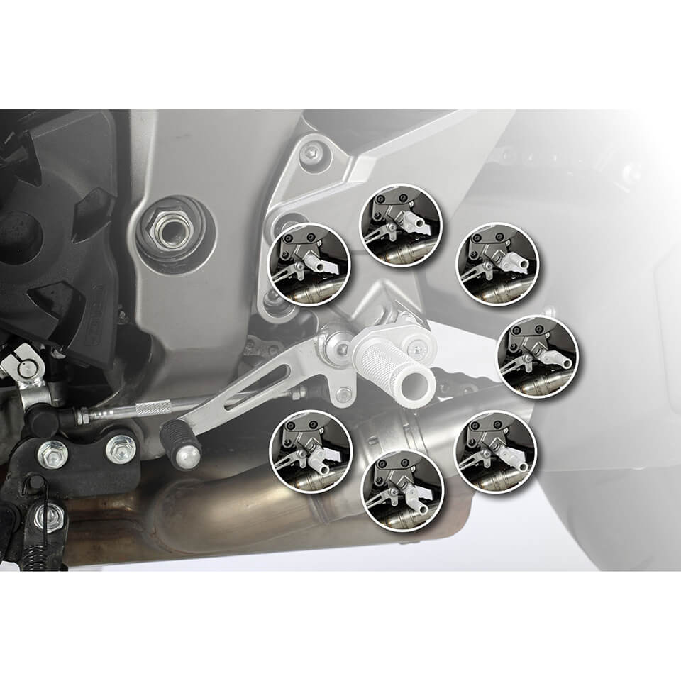 LSL Gelenk-Kit verstellbar K02, für diverse Kawasaki, hinten, mit ABE