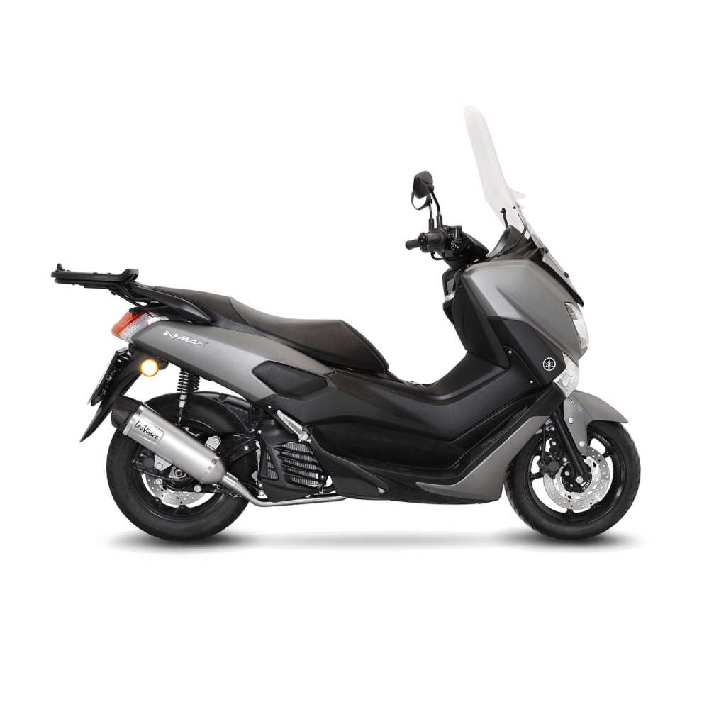 LeoVince compleet systeem LV One Evo voor Yamaha GPD 125 N-Max, roestvrij staal zilver, Euro4, ABE