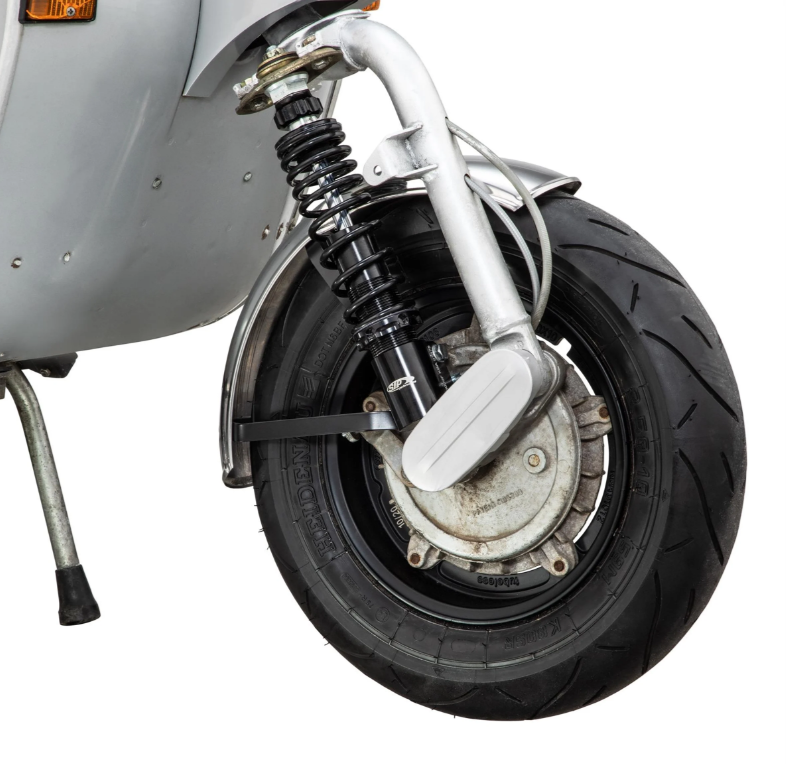 Spatbord Garelli voor Vespa PX 80-200ccm, metaal, chroom