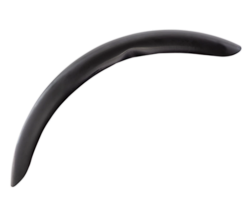 Spatbord Garelli Race EVO II zonder beugel, universeel voor Vespa PX 80-200ccm, GFK, zwart