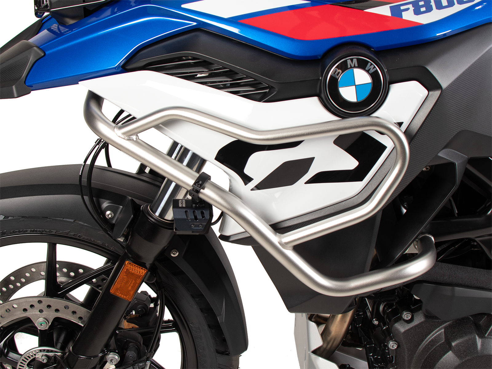 Roestvrijstalen tankbeschermer voor BMW F 800 GS (24-) Hepco & Becker
