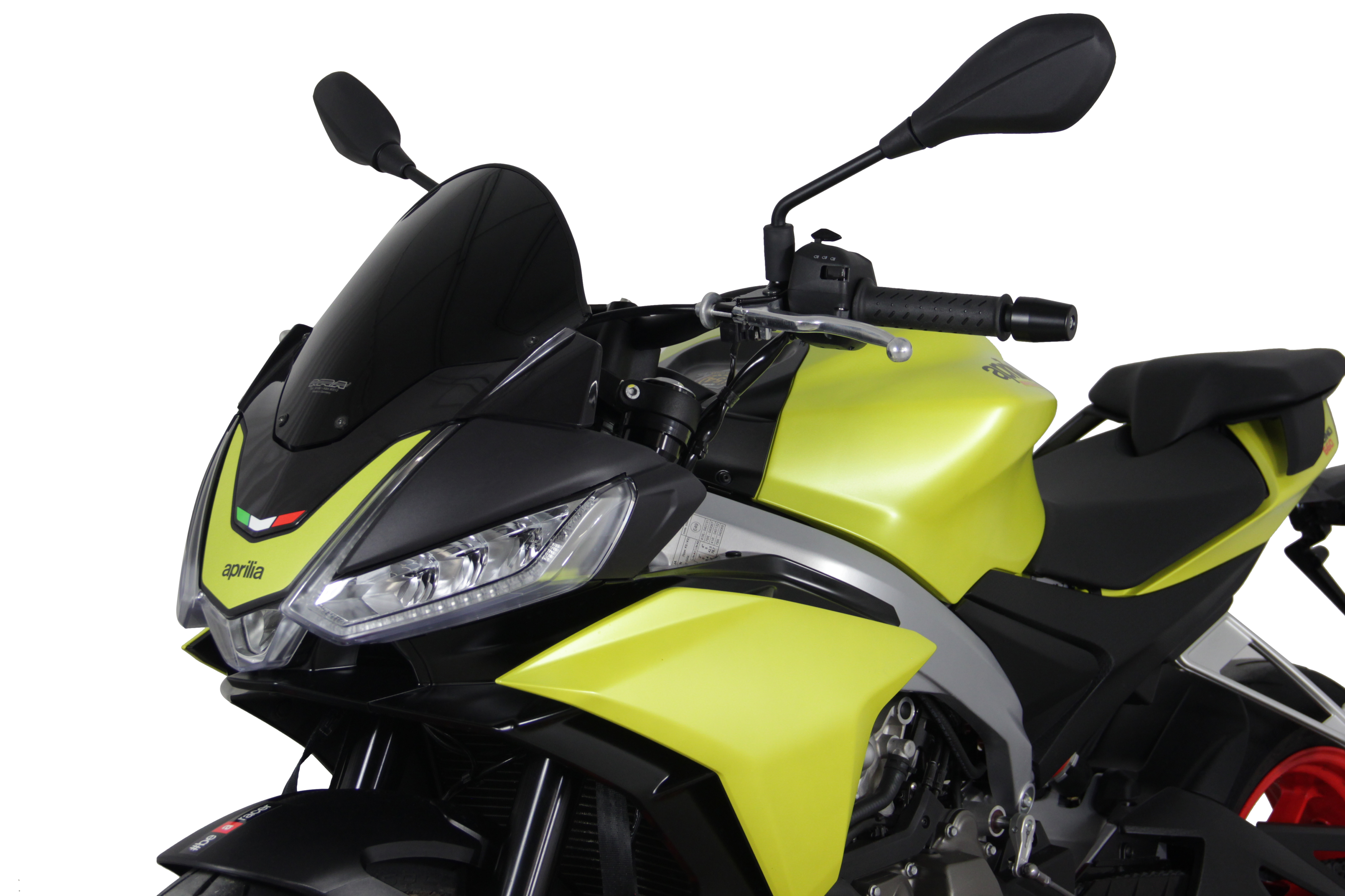 MRA Origineel voorgevormd windscherm "O" zwart Aprilia Tuono 660 / V4 Factory (21-)