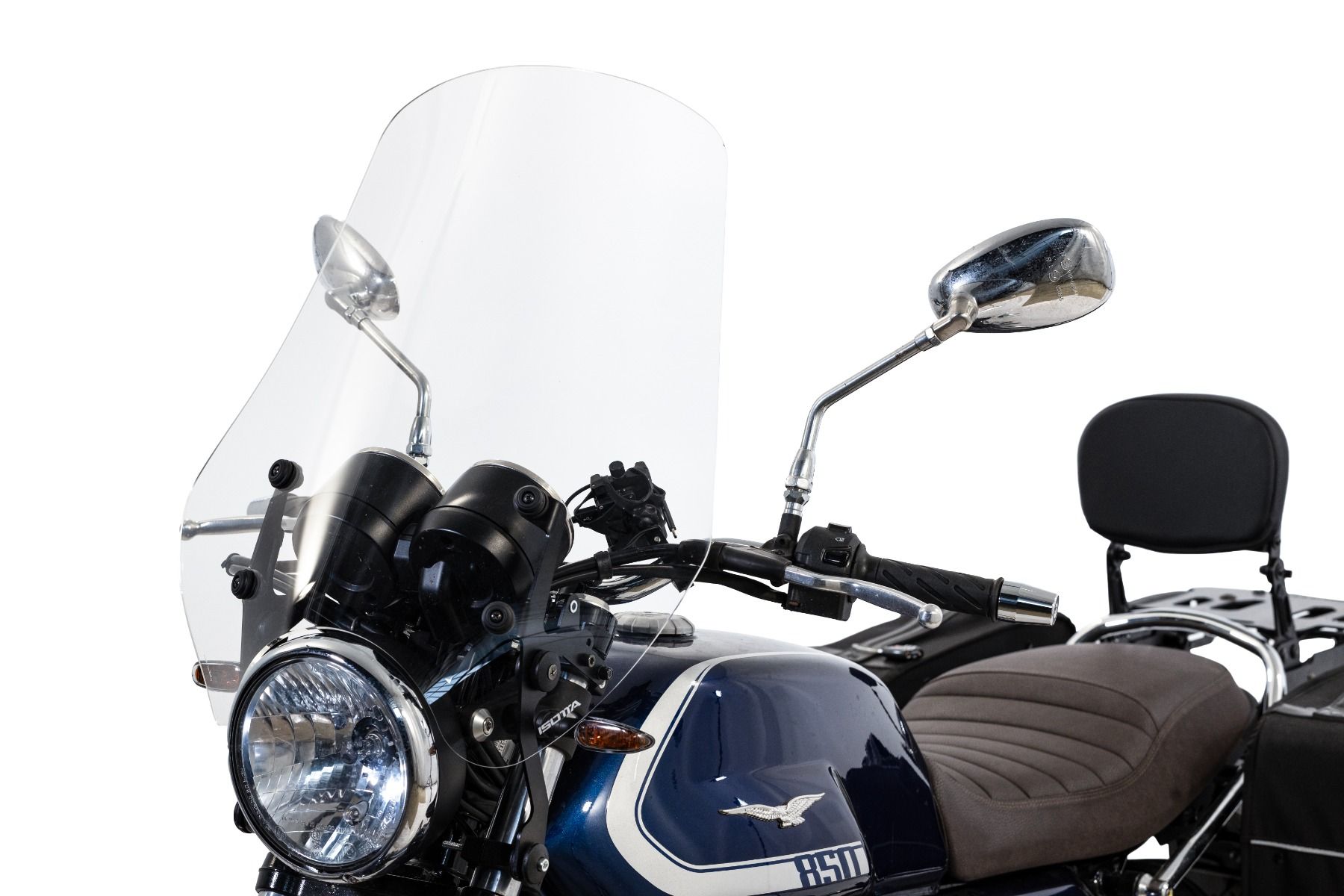 Hoog windscherm blank voor Moto Guzzi V7 850 Special (21-24)