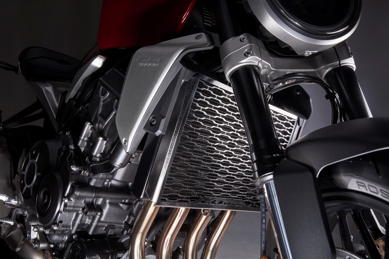 Radiatorrooster (zilver) roestvrij staal met CB logo voor Honda CB1000R 2021-..
