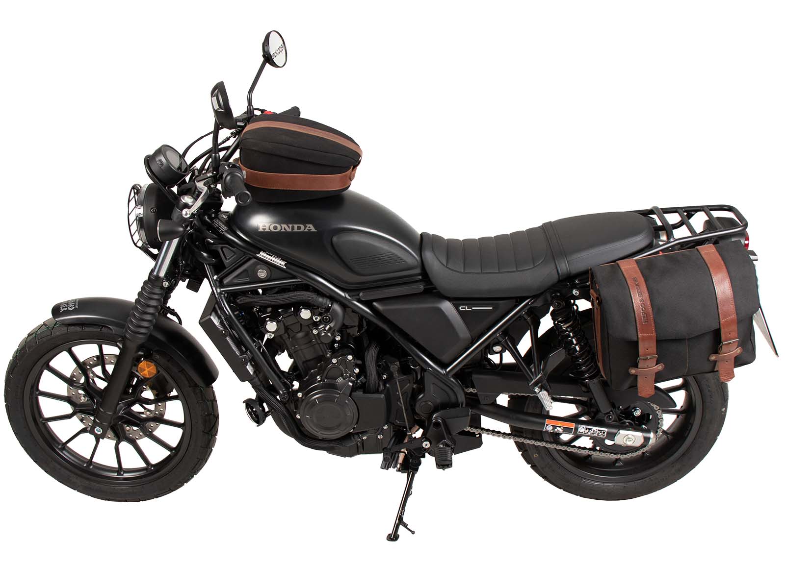 C-Bow zijdrager links zwart voor Honda CL 500 Scrambler (23-) Hepco & Becker