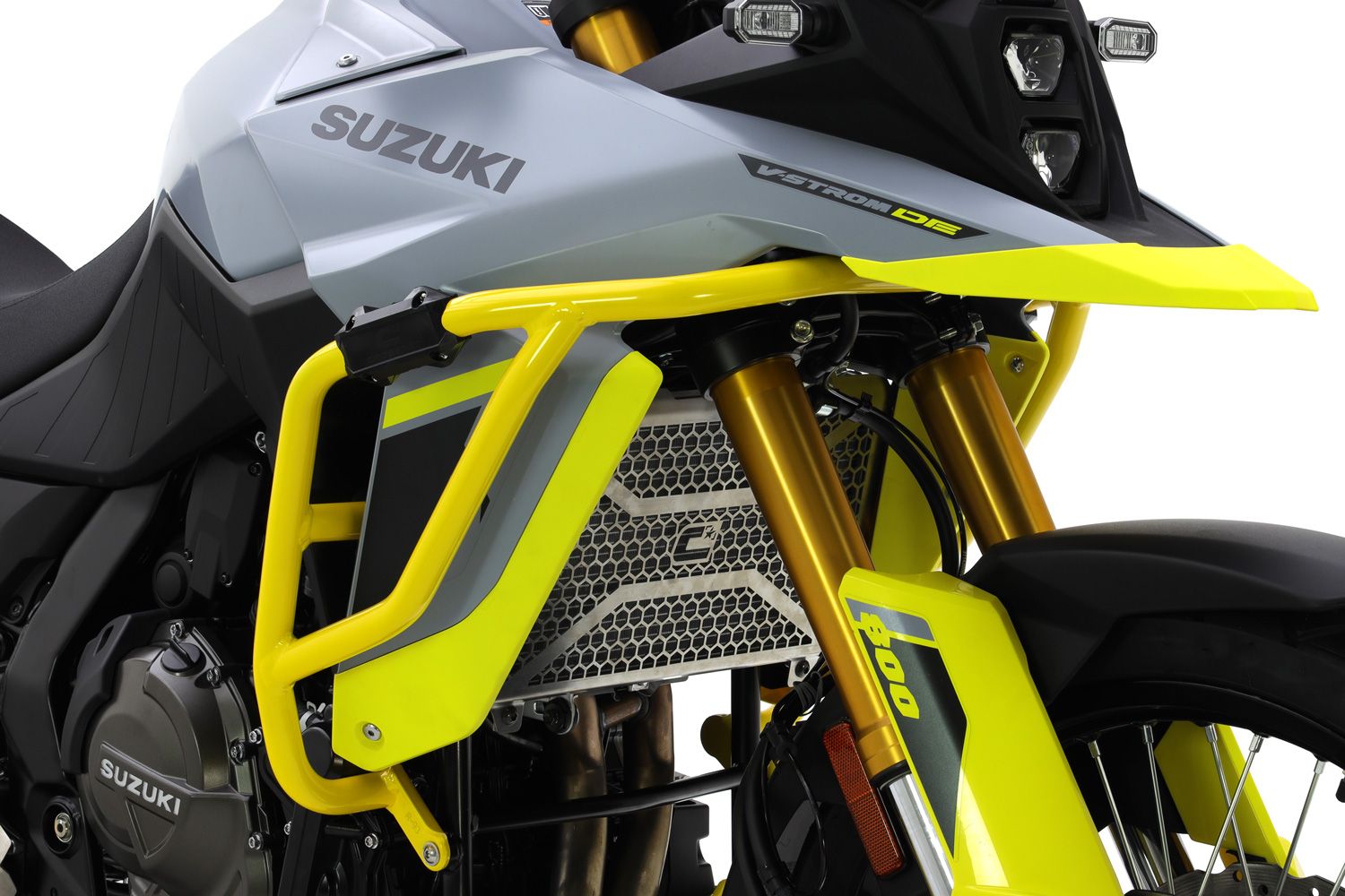Aluminium valbeugel geel voor Suzuki V-Strom 800 DE (23-)