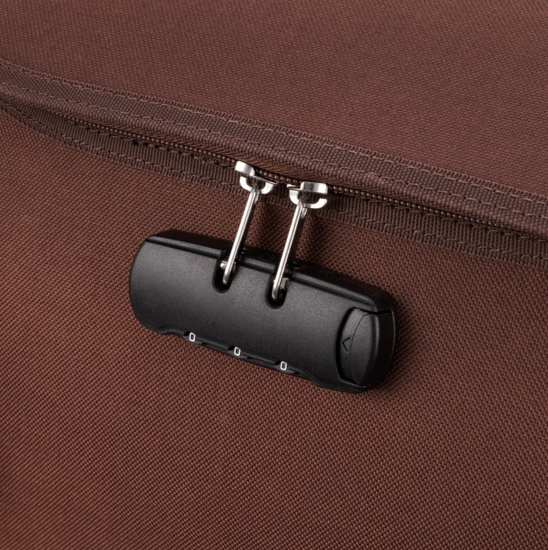 Classic" tas groot voor Vespa, nylon, tabak bruin