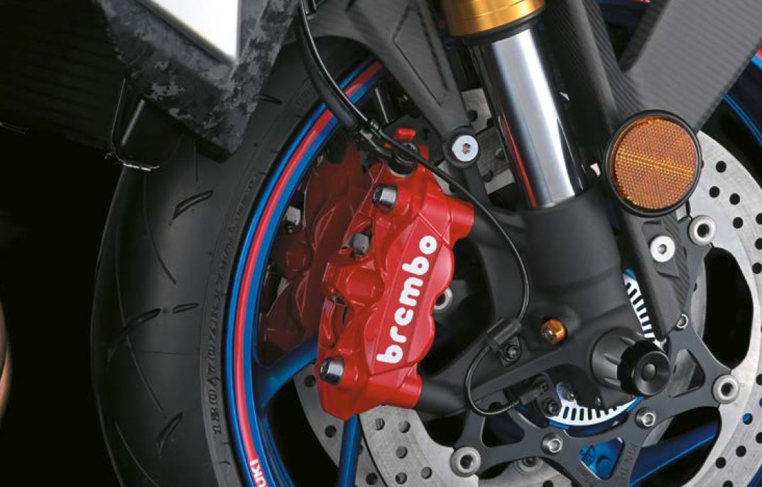 Brembo remklauw in rood set vooraan voor Suzuki GSX-S 1000 GT (21-) Origineel