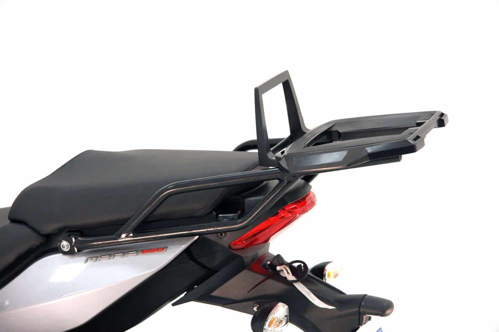 Aluminium bagagedrager topkoffer zwart voor Aprilia NA 850 Mana/GT (07-16) Hepco & Becker