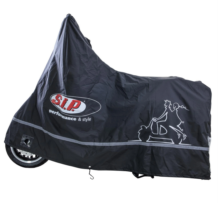 Vouwgarage Outdoor PREMIUM 2.0 voor Vespa GTS/GTV/GT, maat XL, zwart
