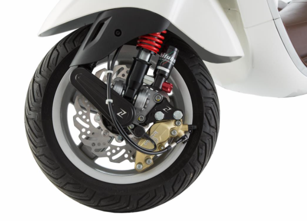 Adapter voor BREMBO remklauw, vooraan voor Vespa Primavera/Sprint 50-150ccm, zwart