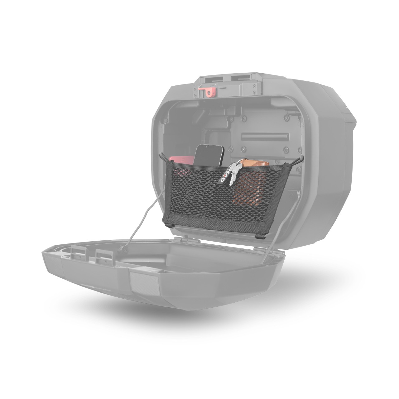 Shad zijkofferset SH38X, uitbreidbaar, carbonlook / zwart, 38 l