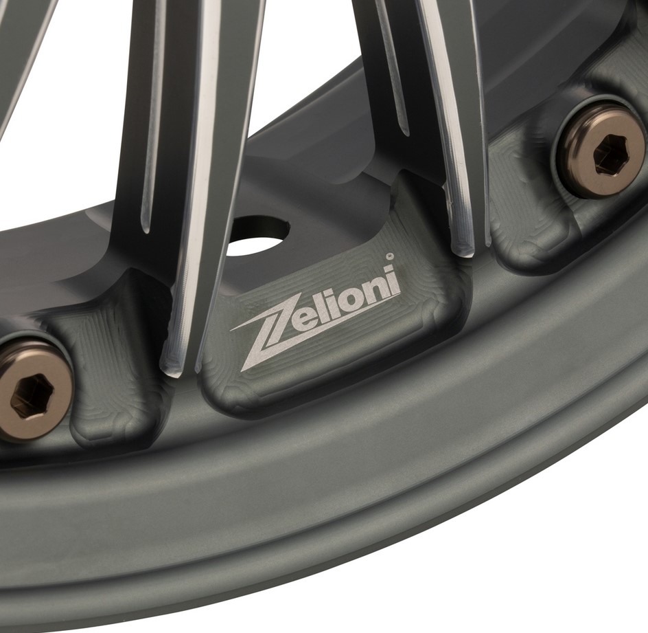 Velg Sport Classic voor/achter voor Vespa GTS/GTS Super/GTV/GT/946 125-300ccm, mat grijs