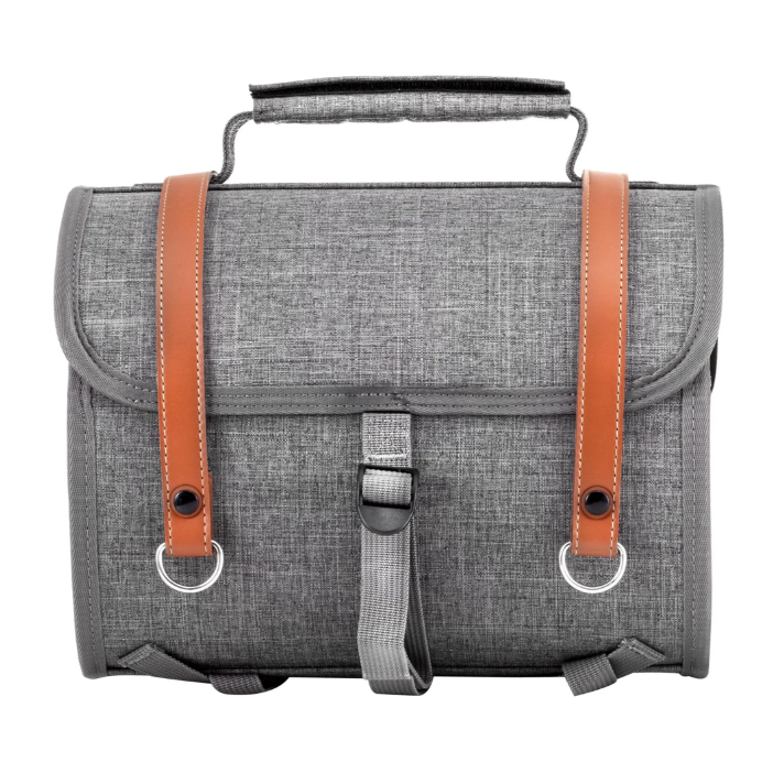 Classic" tas klein voor Vespa, nylon, grijs