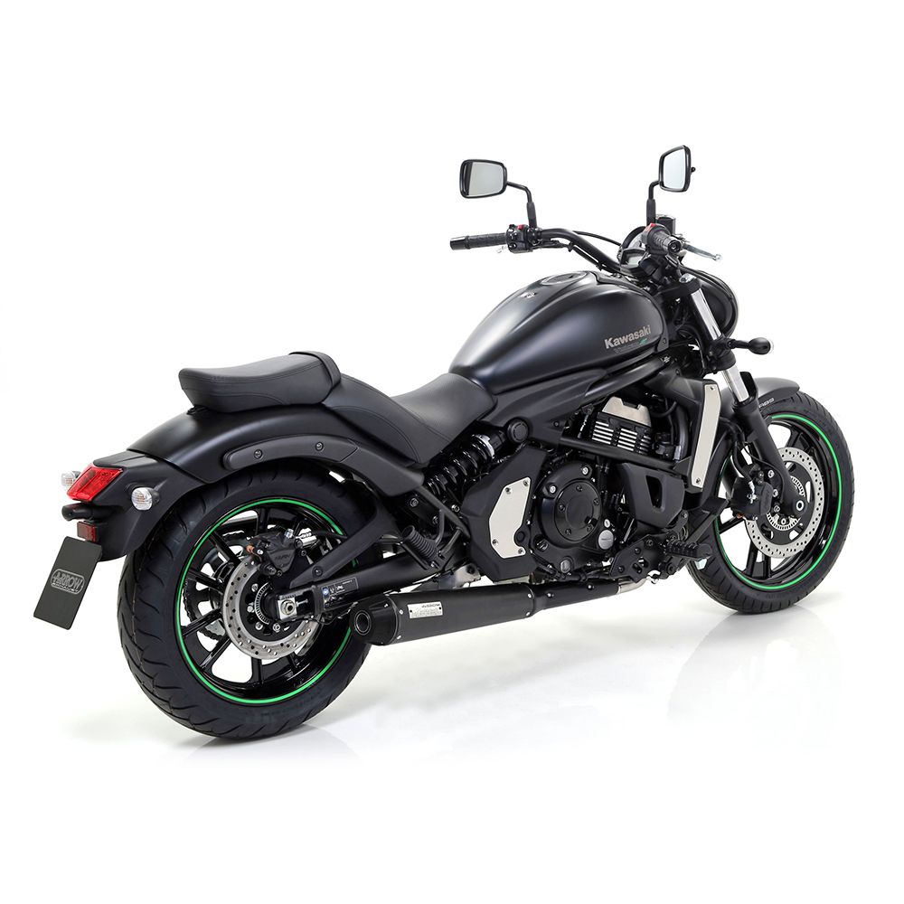 ARROW uitlaatsysteem DARK REBEL voor Kawasaki Vulcan S 650 (14-16)