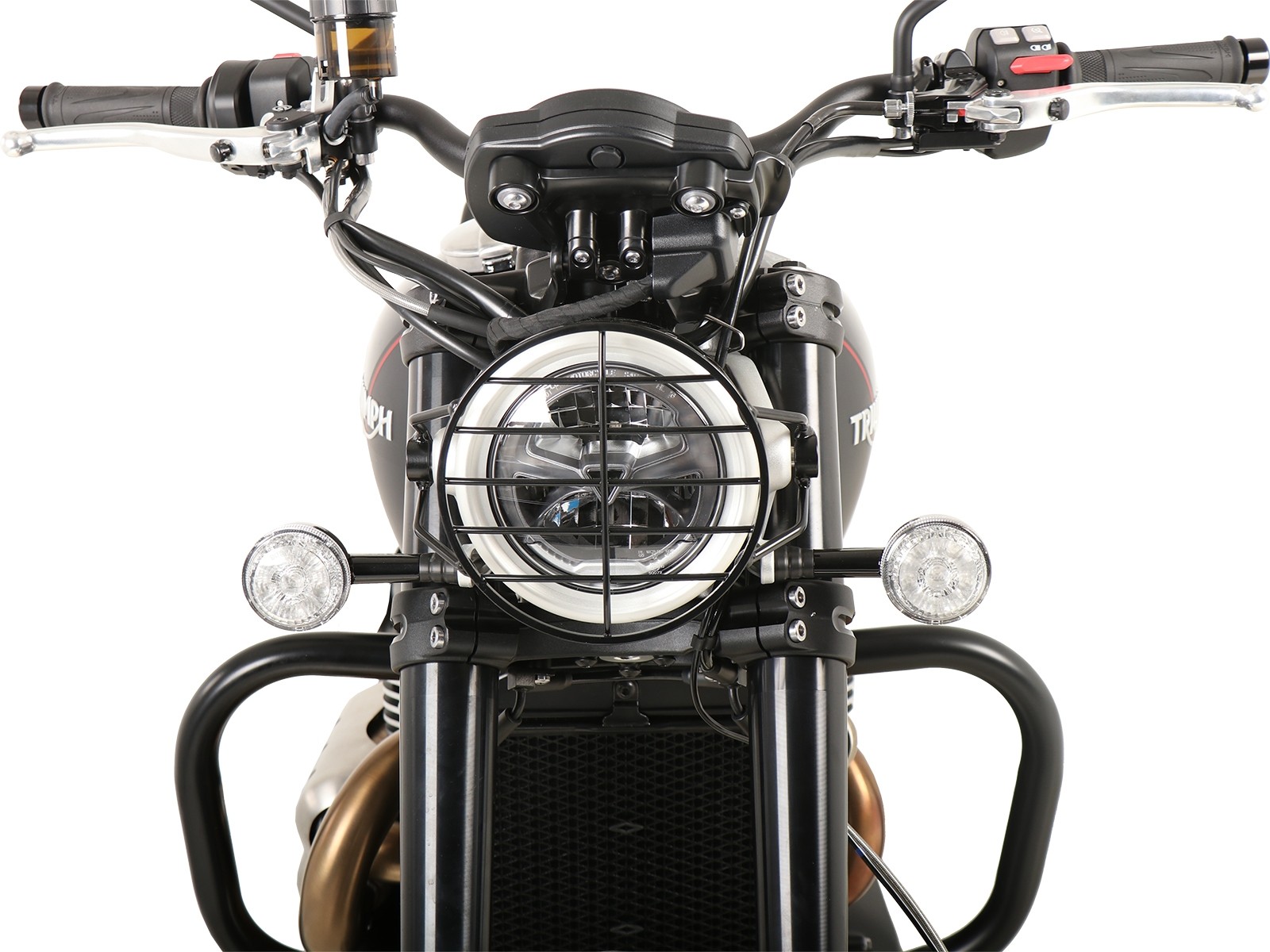 Lampbeschermer zwart voor Triumph Scrambler 1200 XC (2019-)