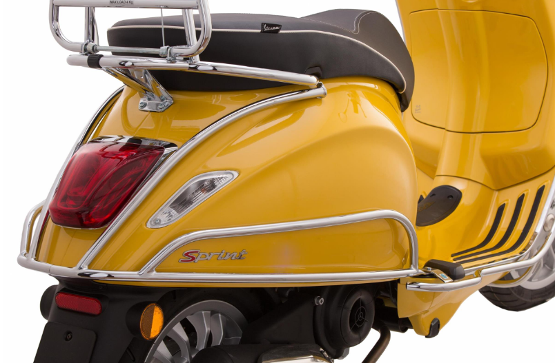 Crashbar zijafdekking voor Vespa Primavera/Sprint/Elettrica 50-150ccm, chroom