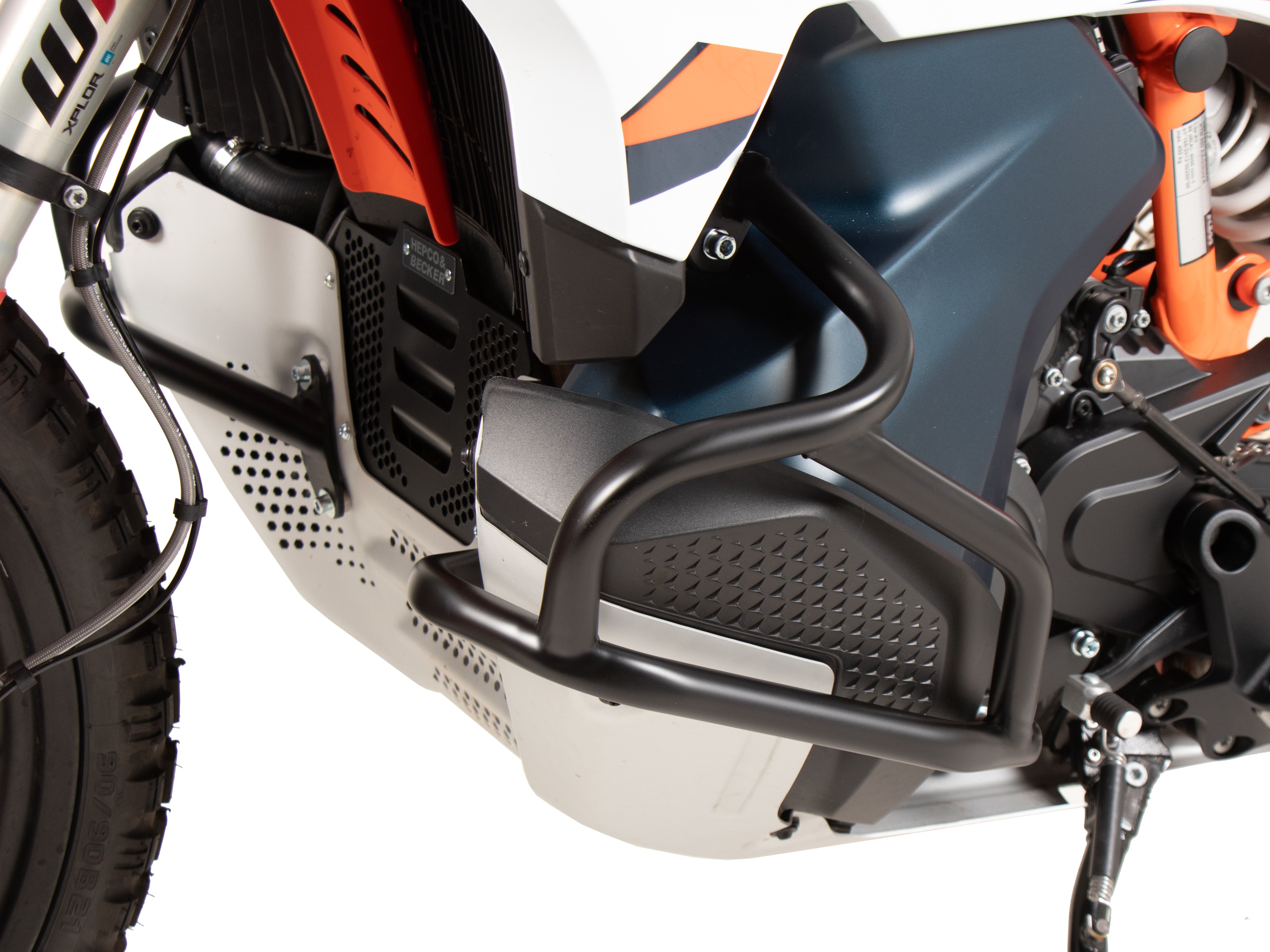 Motorbeschermer zwart voor KTM 890 Adventure / R (23-) Hepco & Becker