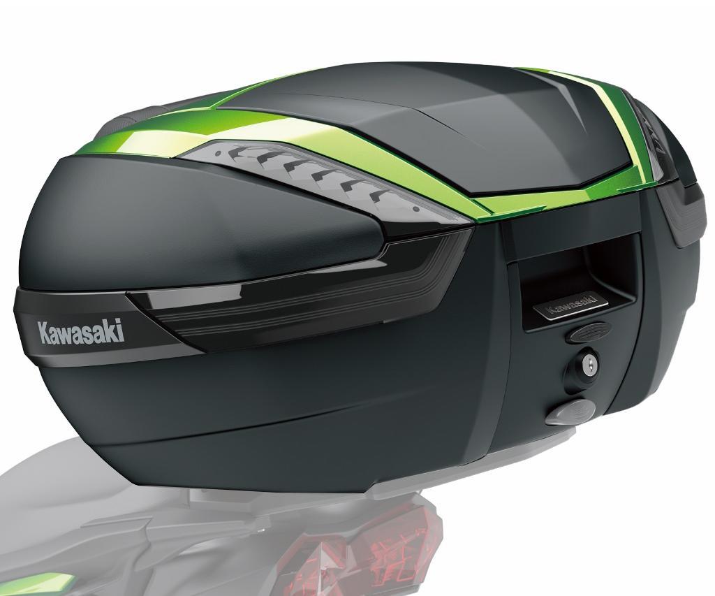 Hoes voor topkoffer 47L Origineel Kawasaki - Candy Lime Green Type3 (51P)
