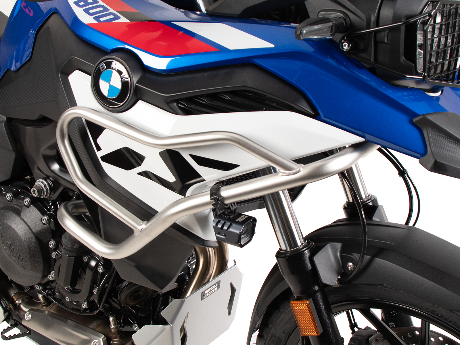 Roestvrijstalen tankbeschermer voor BMW F 800 GS (24-) Hepco & Becker