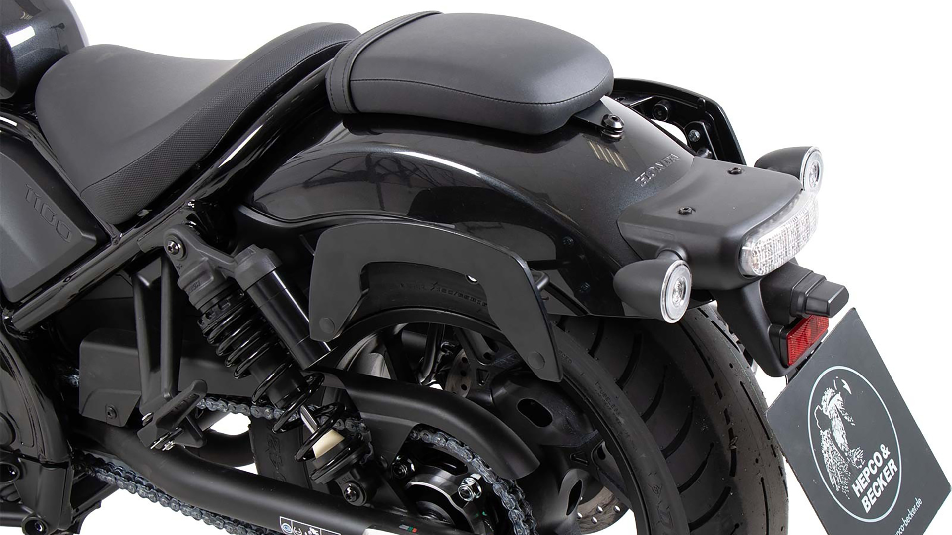 C-Bow zijdrager zwart voor Honda CMX 1100 Rebel /DCT (21-24) Hepco & Becker