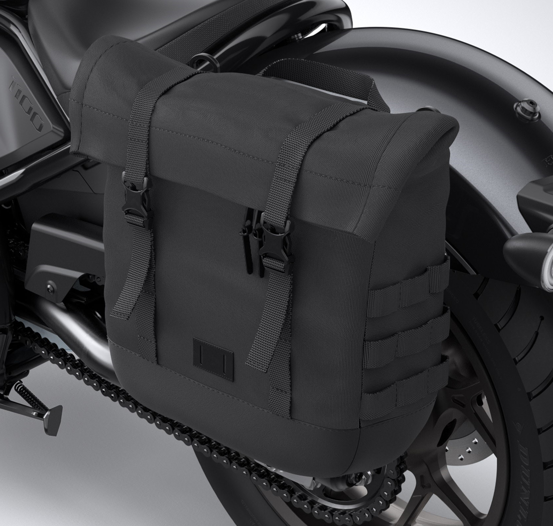Zadeltas links 14L Origineel Honda