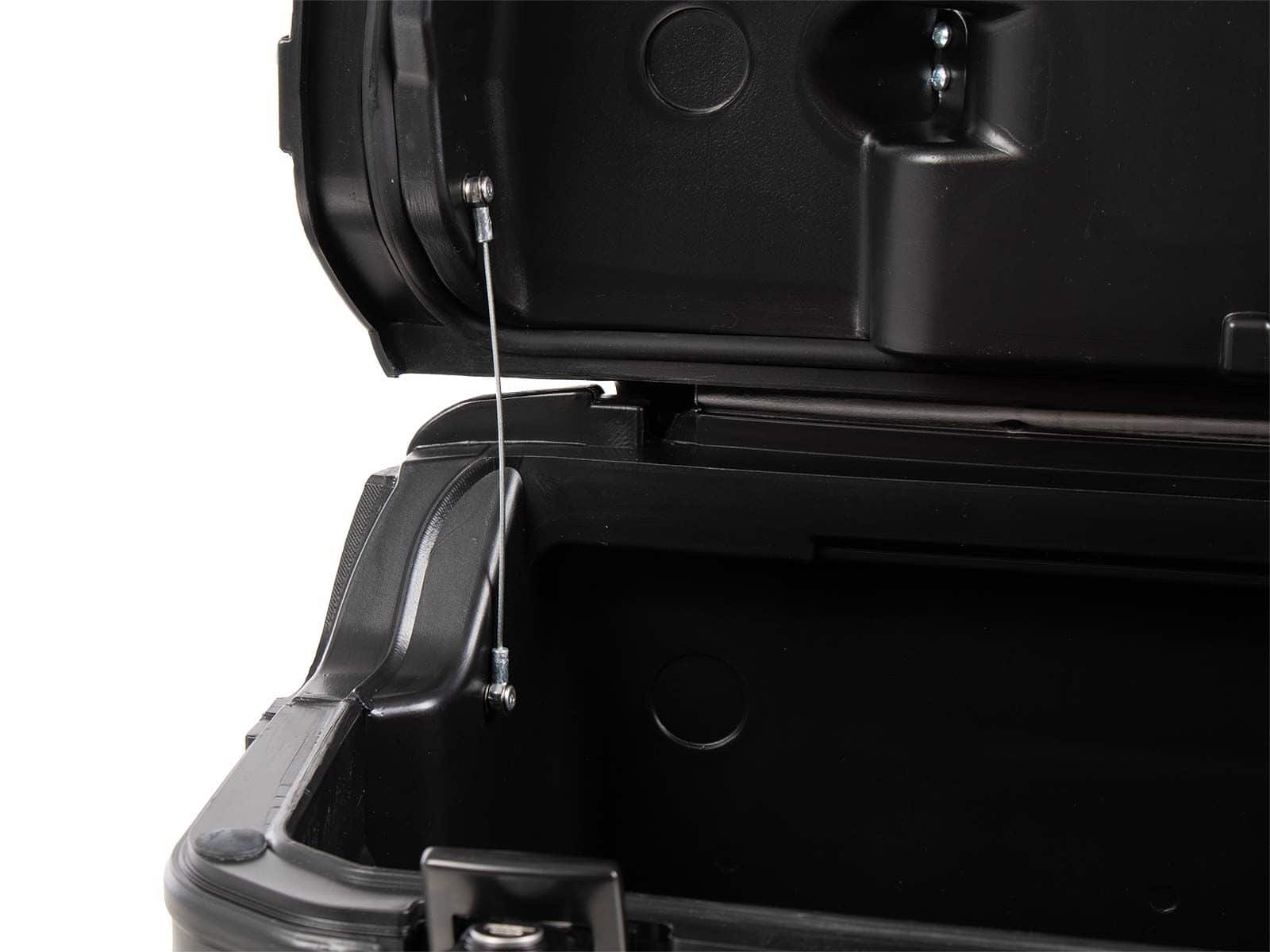 Gobi zijkofferset Black Edition incl. bagagehaak Hepco & Becker