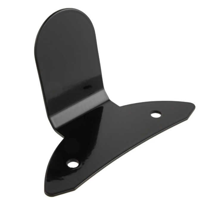 Houder Pickerl voor Oostenrijkse keuringssticker voor Vespa GTS/GTS Super/GTV/GT, glanzend zwart