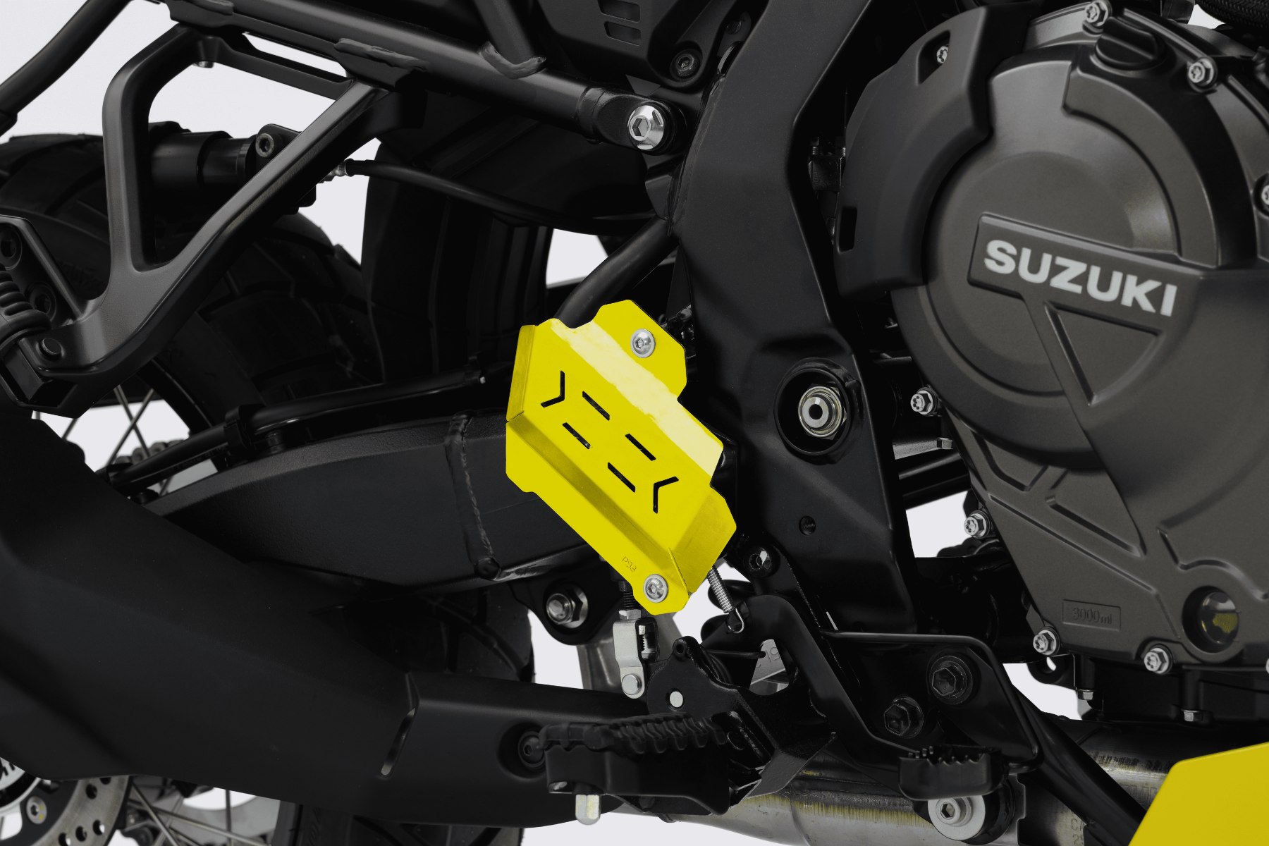 Remcilinderdeksel geel aluminium voor Suzuki V-Strom 800 DE (23-)