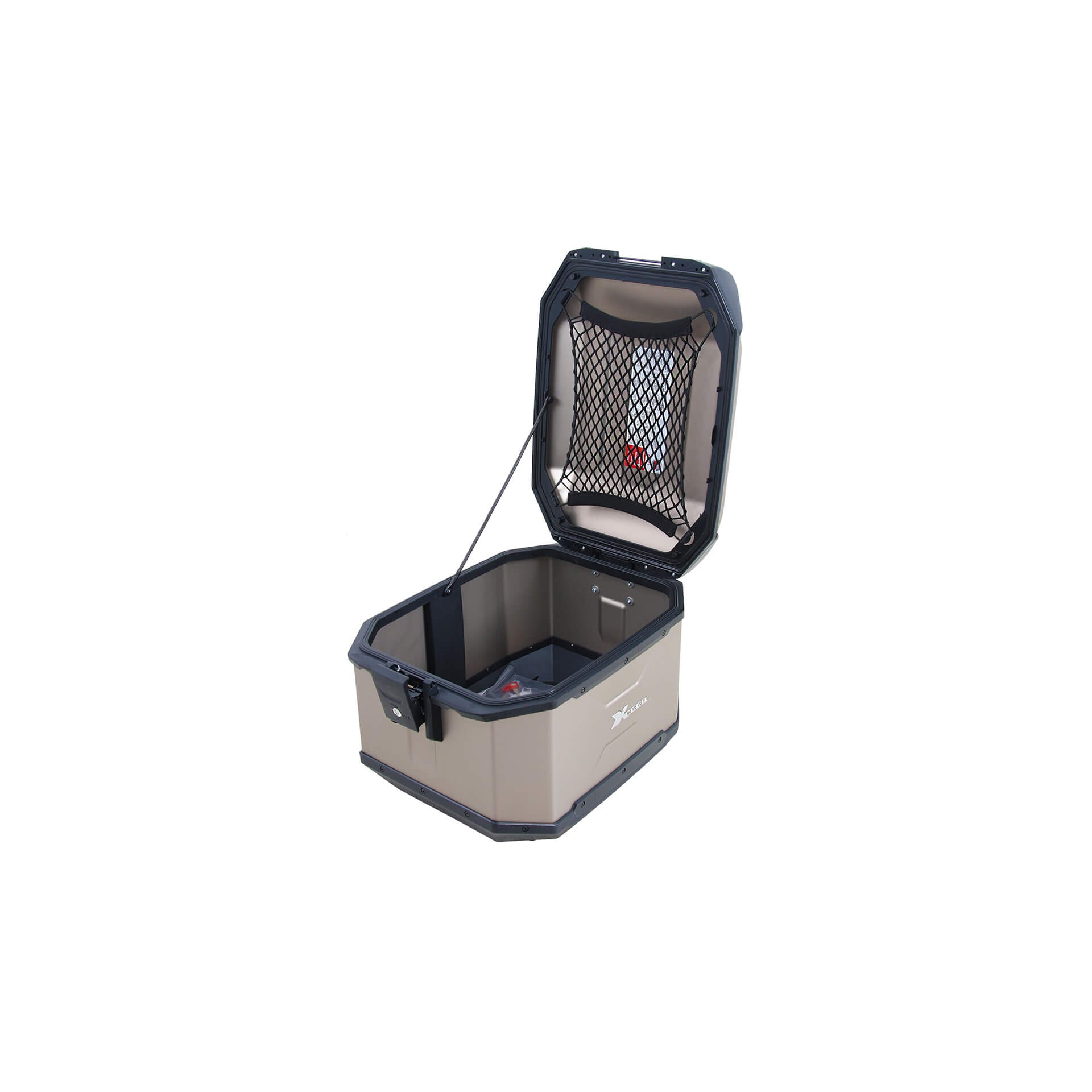 Alu Topcase Xceed 45 liter aluminium zilver