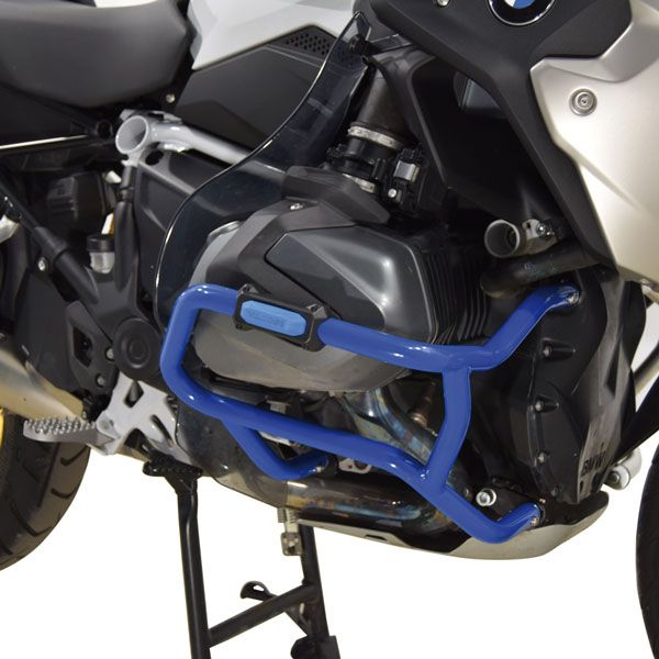 Onderste valbeugel voor BMW R 1250 GS, staal, blauw