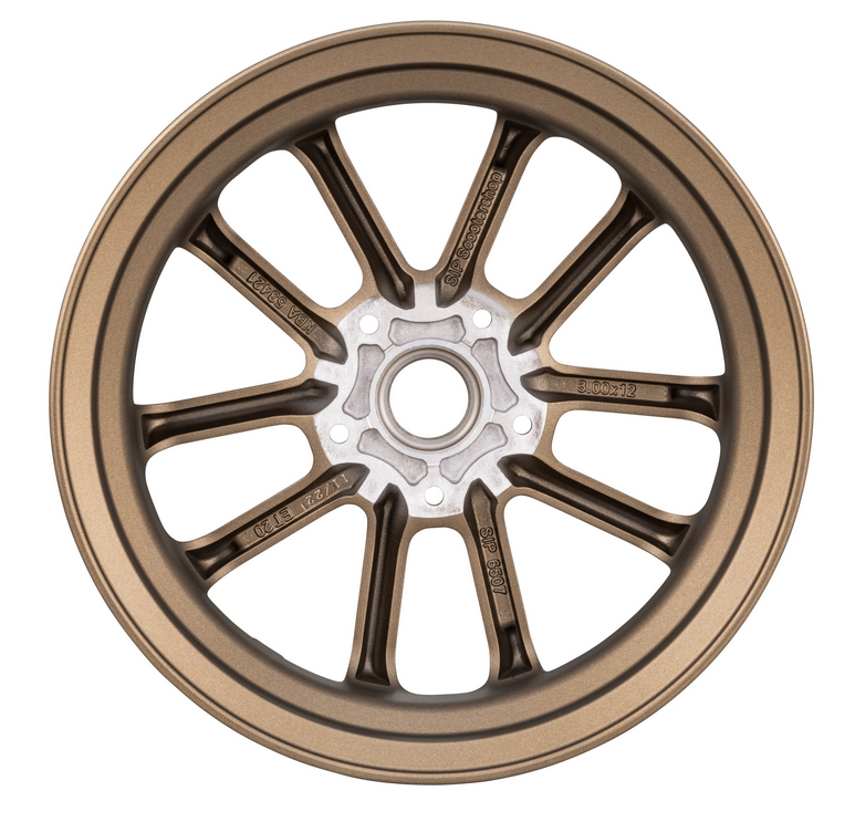 Velg voor/achter 12" voor Vespa GTS/GTS Super/GTV/GT 60/GT/GT L 125-300ccm, mat brons