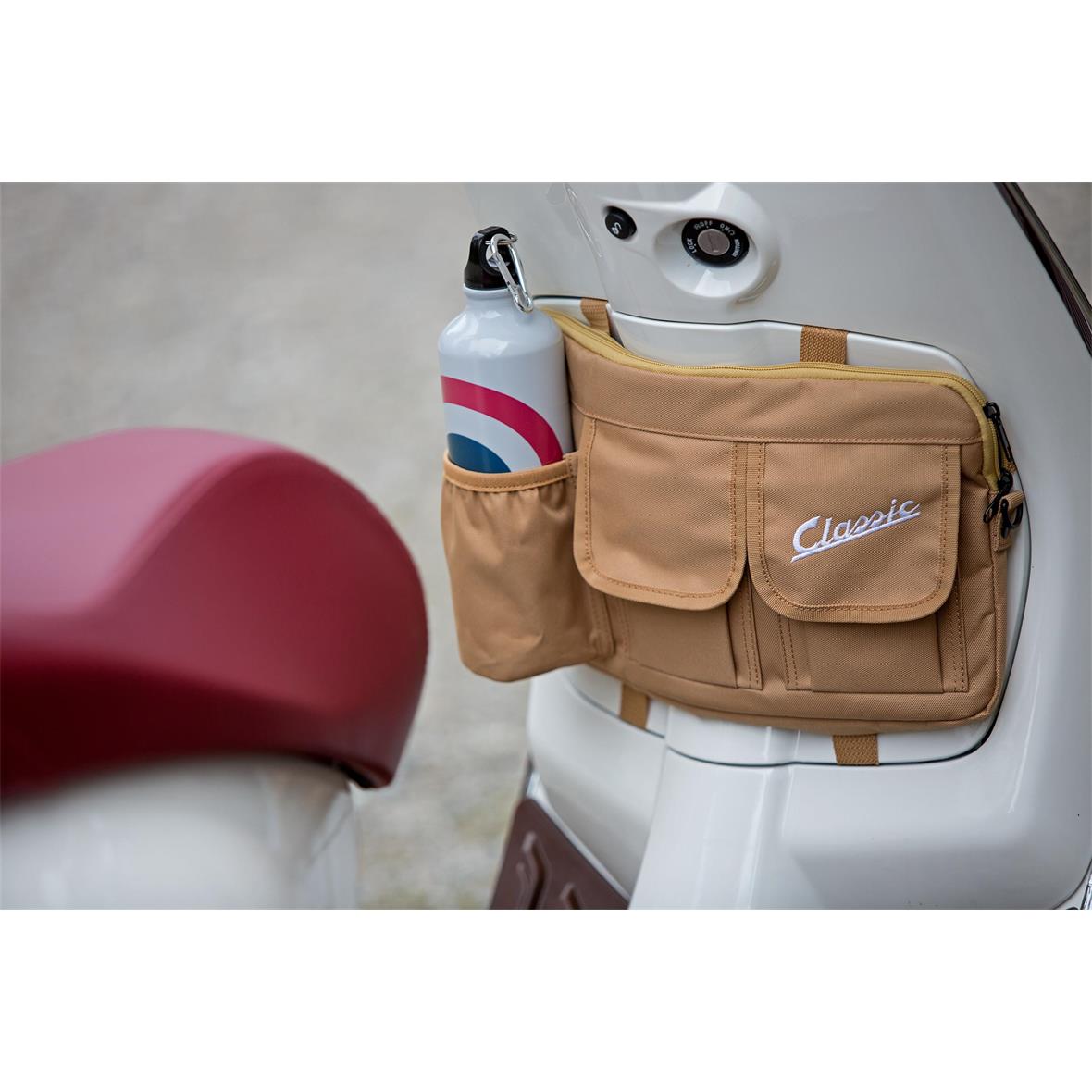 Classic" tas voor bagageruimte/handschoenenkastje Vespa - bruin