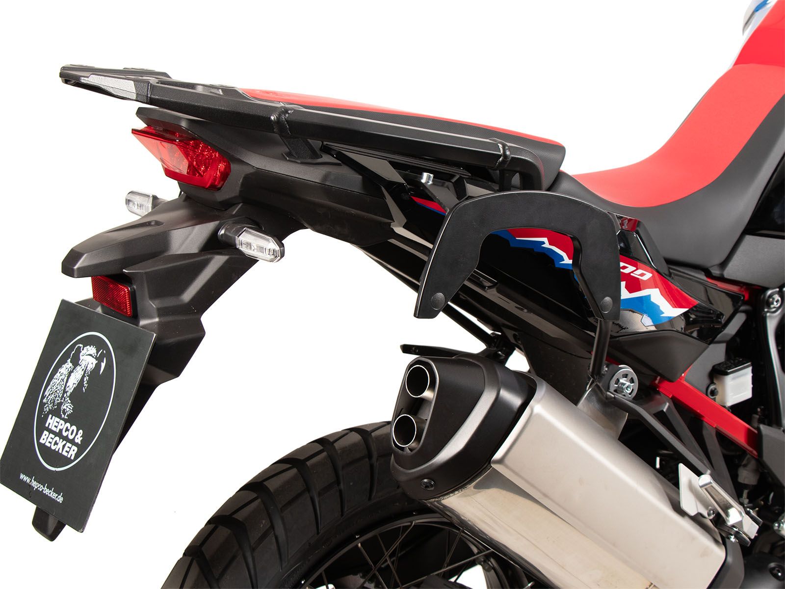 C-Bow zijdrager zwart voor Honda CRF 1100 Africa Twin Adventure Sports (24-) Hepco & Becker