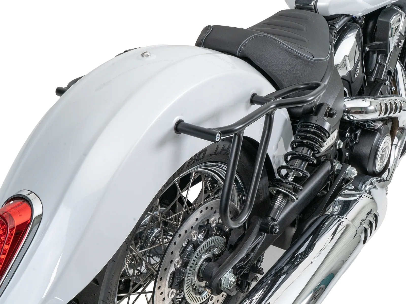 Kniptassenset bruin incl. houder voor Indian Scout Classic 1250 (25-) Hepco & Becker