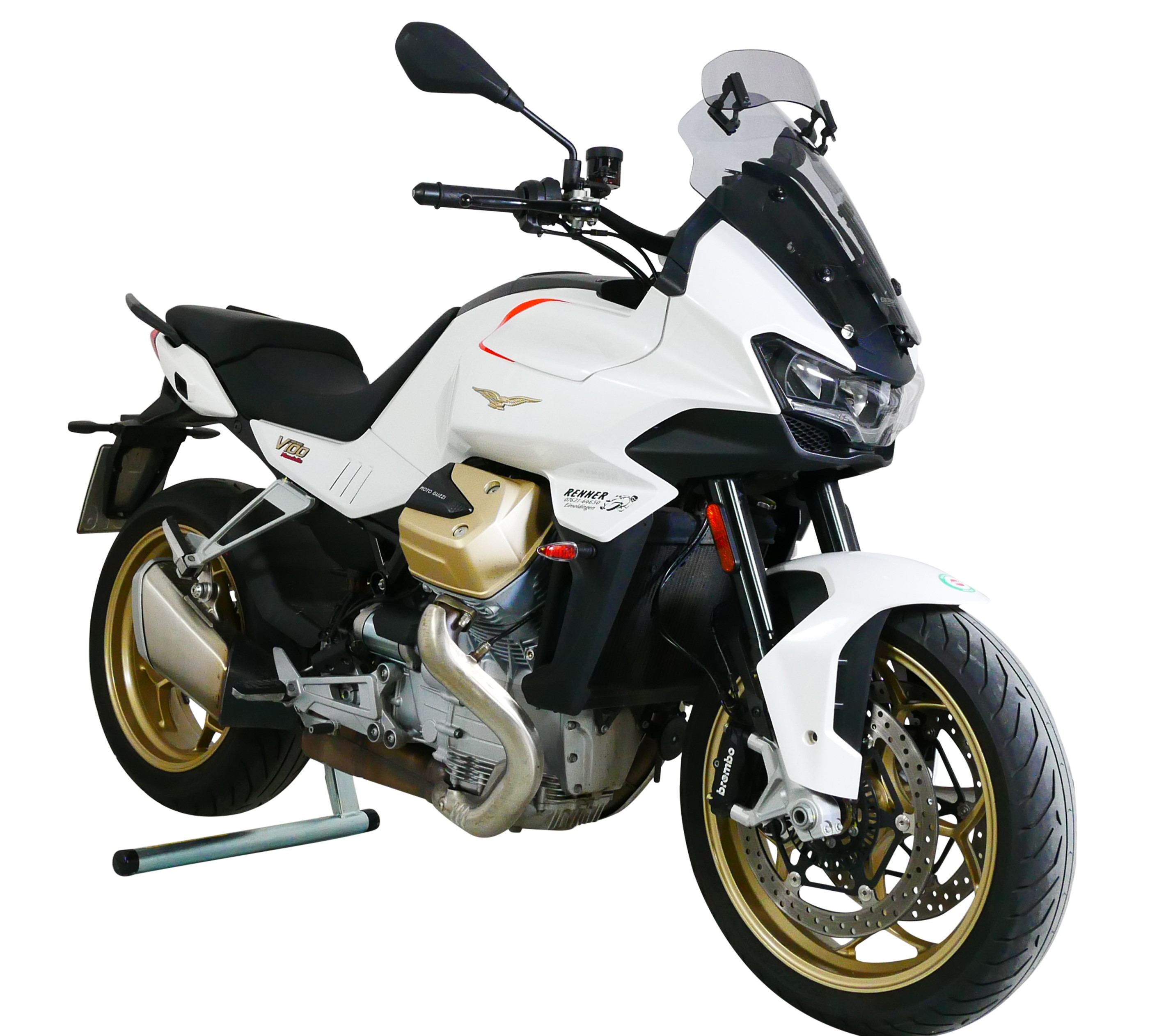 Windscherm Touring Vario MRA  "VTM" voor Moto Guzzi V100 Mandello