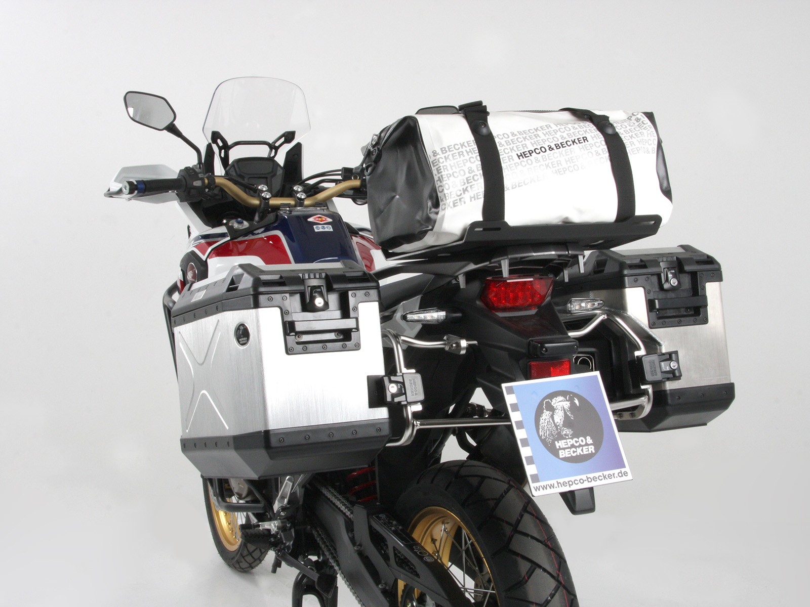 Bagagerek verbreding zwart voor Honda CRF 1000 Africa Twin (My.16-17) Hepco & Becker