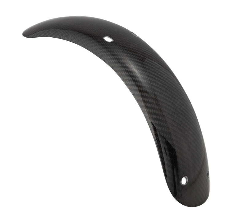 Spatbord 2.0 Garelli Race EVO II zonder beugel voor Vespa PX 80-200cc, carbon transparant