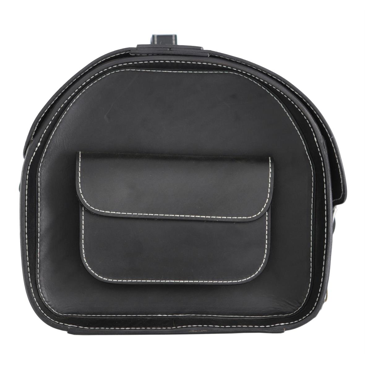 Lederen etui "Classic" voor Vespa - zwart
