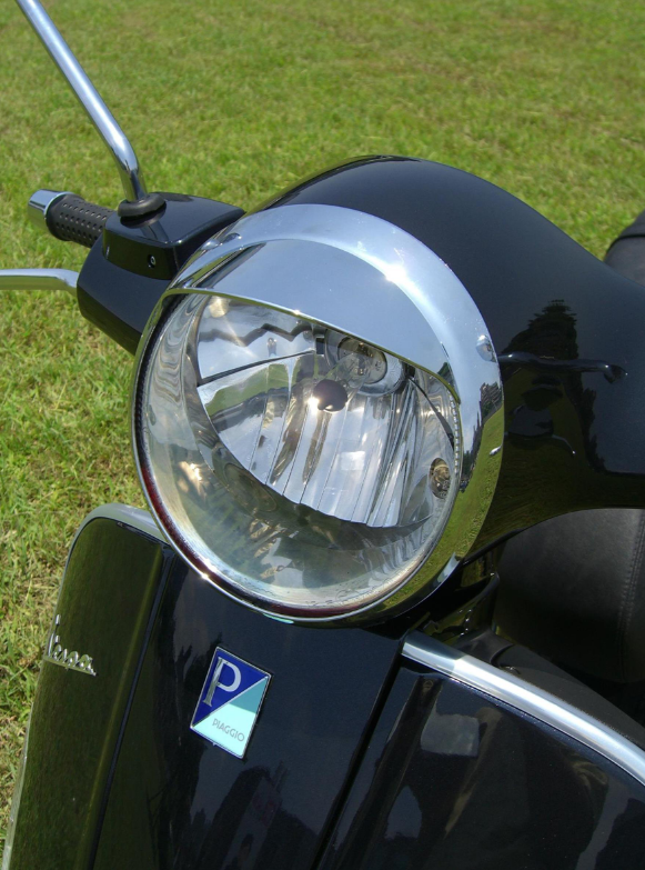 Lampring met lampenkap voor Vespa LX 50-150ccm, chroom